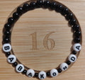 BABAKONDA – Beaded Bracelet (Black | 16 cm | Lightweight)